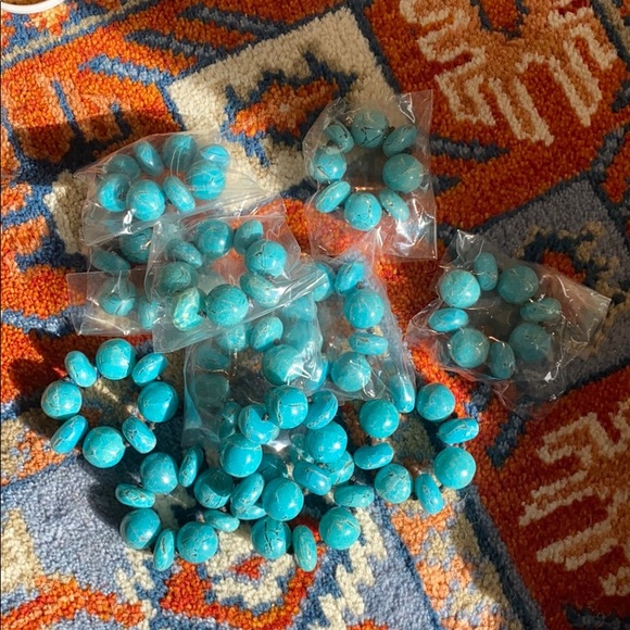 Vintage Other - Turquoise Set of 12 Napkin Holders